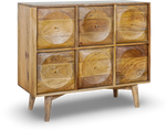 Six-Drawer Dresser (Grey Brush Finish)