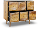 Six-Drawer Dresser (Grey Brush Finish)