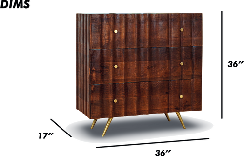 Sierra 3-Drawer Dresser