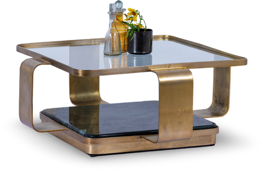 Square Metal Coffee Table