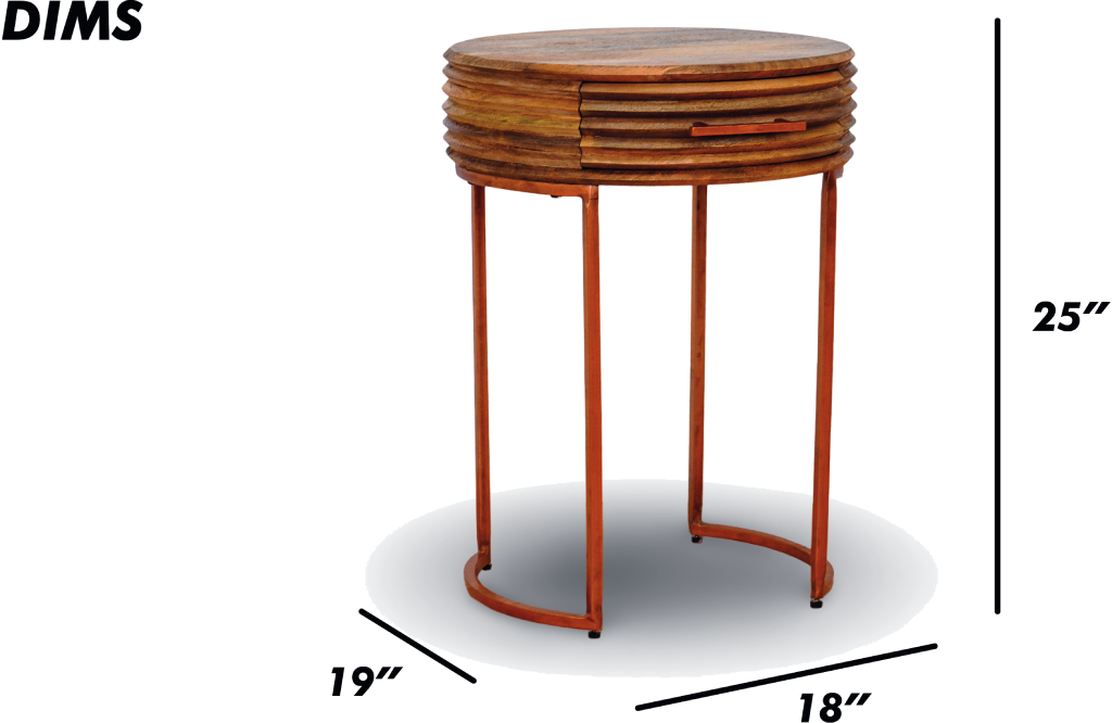 Night Table Natural Charm