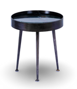 Brass Finish Round Side Table