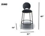 Velvet Bar Stool