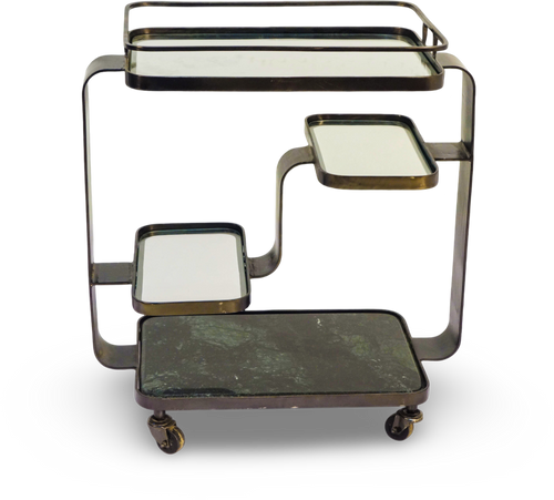 Multi-Tier Industrial Bar Trolley