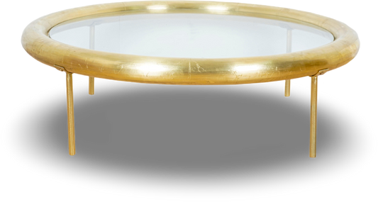 Gold Round Coffee Table