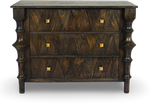Solid Wood Dresser with Sculpted Legs
