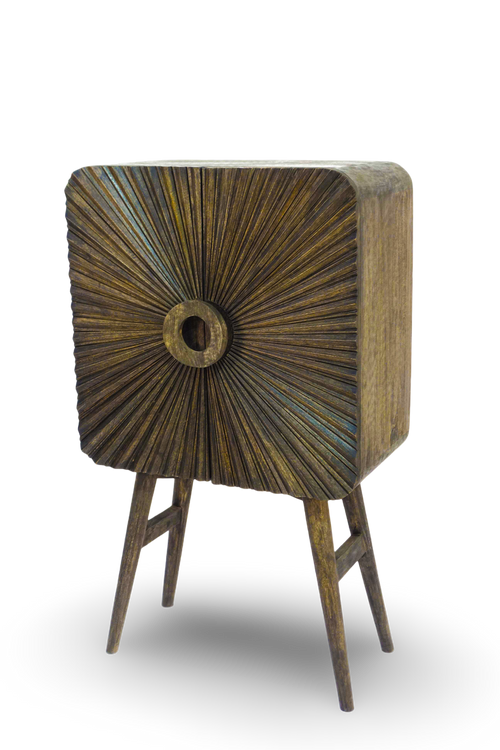Sunburst Accent Cabinet