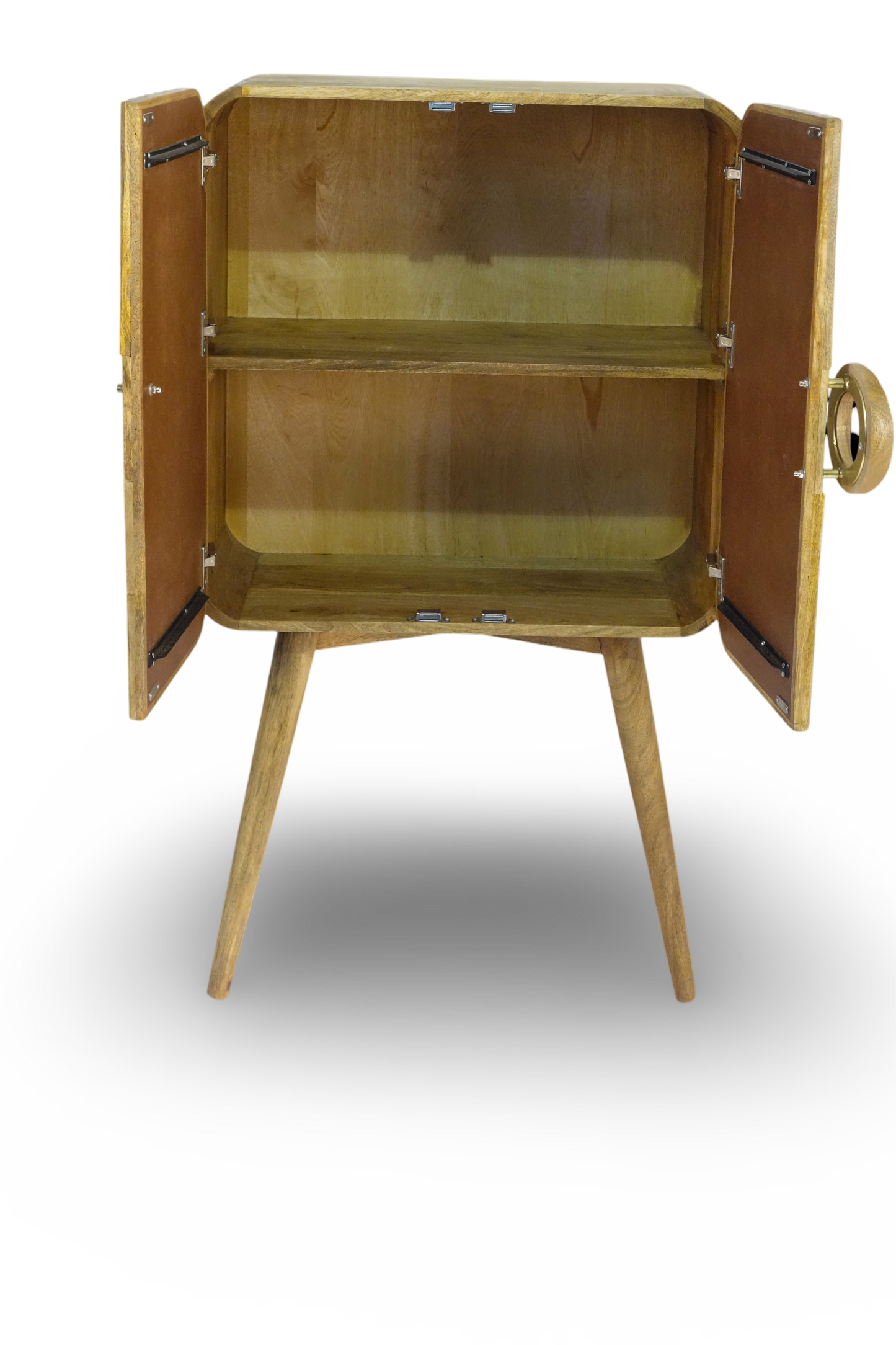 Natural Sunburst Accent Cabinet