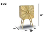 Sunburst Accent Cabinet