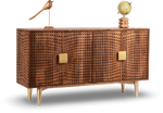 Perforated Wooden Sideboard