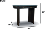Brown Wood Console Table