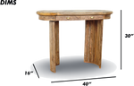 Brown Wood Console Table