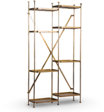 Modern Industrial Metal Shelving Unit