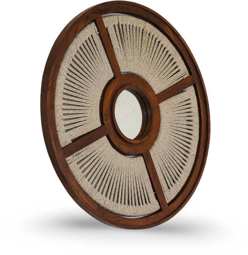 Wall Mirror with Rope Detailing