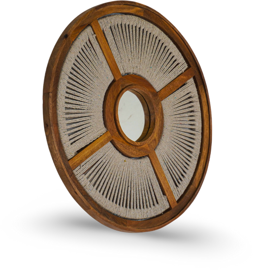 Wall Mirror with Rope Detailing