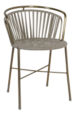 Black Woven Back Dining Chair