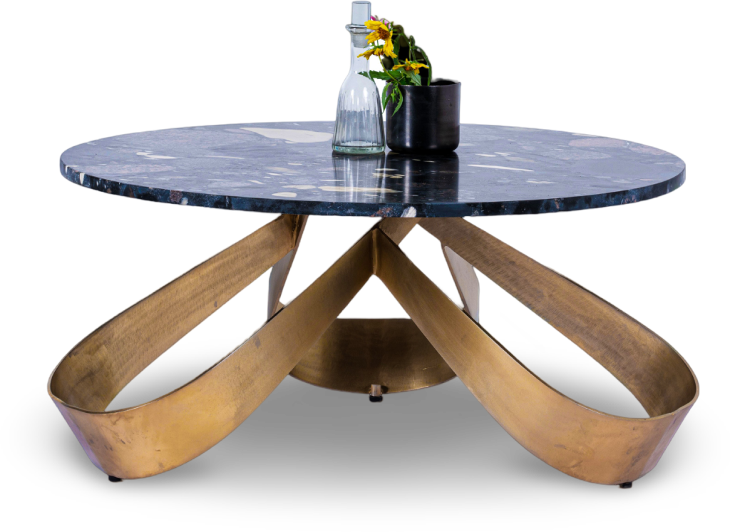Antique Brass Coffee Table