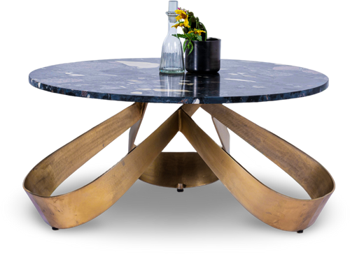 Antique Brass Coffee Table