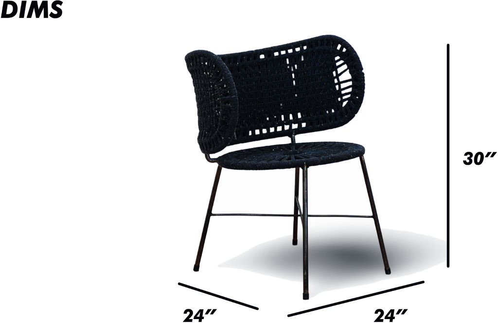 Black Lounge Chair