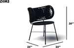 Black Lounge Chair