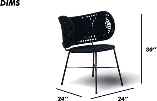 Black Lounge Chair