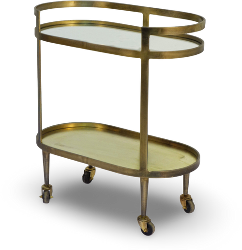 Bar Cart Golden Luxe